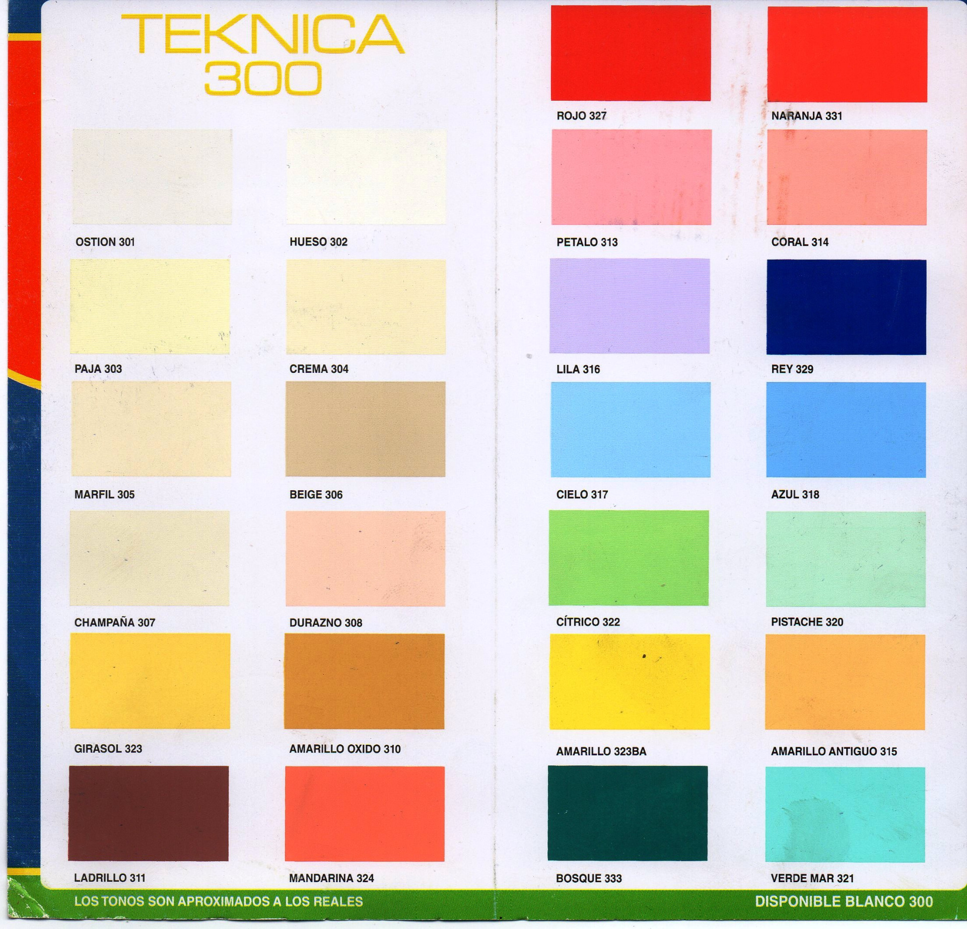 Carta de colores